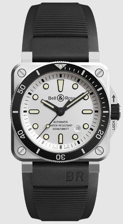 Bell & Ross BR 03-92 DIVER WHITE BR0392-D-WH-ST/SRB Replica watch